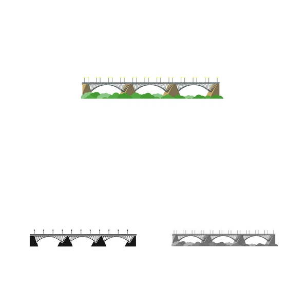 Objeto aislado de conexión y símbolo de diseño. Conjunto de conexión e icono de vector lateral para stock . — Archivo Imágenes Vectoriales