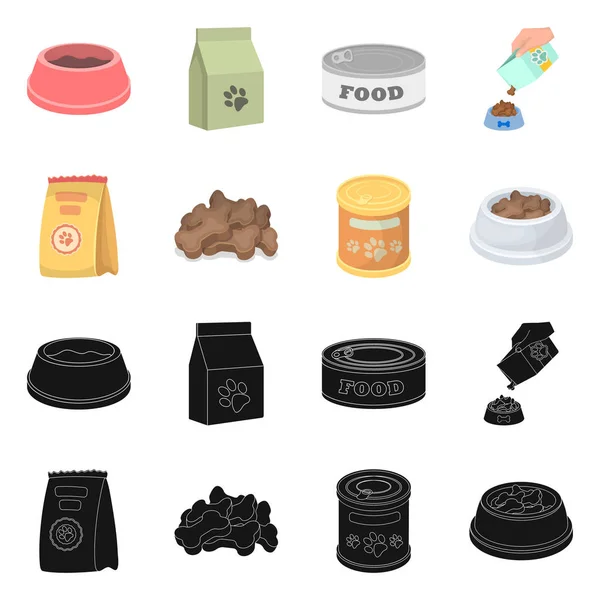 Conception vectorielle de l'icône de la nourriture et de l'étain. Collection de nourriture et icône vectorielle bouteille pour stock . — Image vectorielle