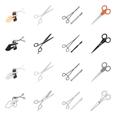 Çalışma platformları ve zanaat simgesi yalıtılmış nesne. Çalışma platformları ve açık stok vektör çizim koleksiyonu.