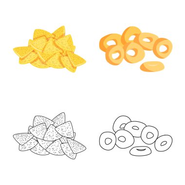 Oktoberfest ve bar logo vektör tasarımı. Oktoberfest ve hisse senedi için pişirme vektör ikon koleksiyonu.