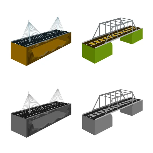 Ilustração vetorial da conexão e do logotipo do projeto. Coleção de conexão e ilustração vetorial de estoque lateral . —  Vetores de Stock