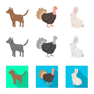 Üreme ve mutfak işareti tasarımı vektör. Koleksiyon ıslahının ve organik hisse senedi vektör çizim.