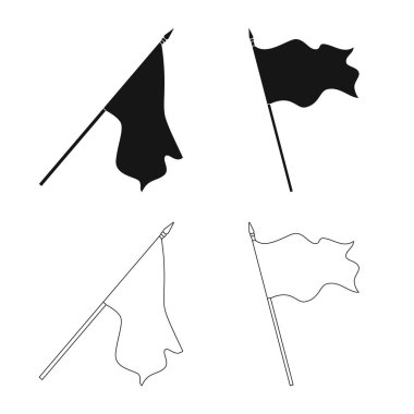 Doku ve sunum işareti vektör tasarımı. Web için doku ve medya hisse senedi simgesi kümesi.