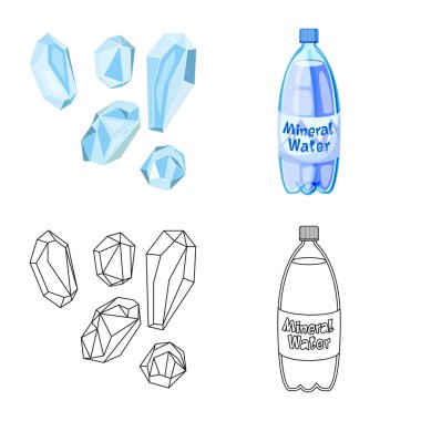 Pişirme ve deniz simge vektör Illustration. Pişirme ve pişirme hisse senedi için vektör simgesi toplama.