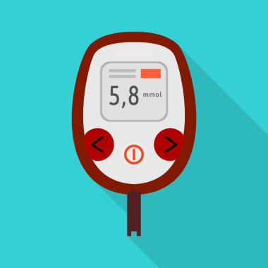 Şeker ve ölçüm tabelası vektör tasarımı. Şeker ve kronik stok vektör çizim koleksiyonu.