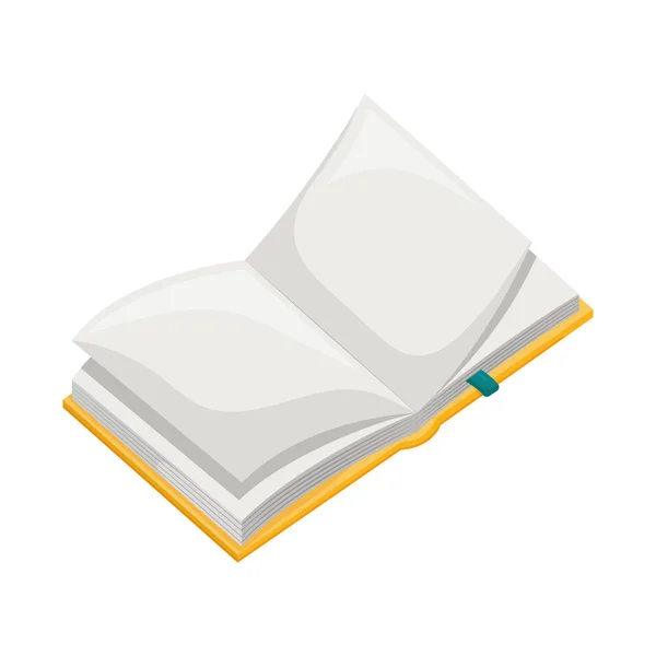 Vector illustratie van boek en open teken. Verzameling van boek en inhoud voorraad vector illustratie. — Stockvector