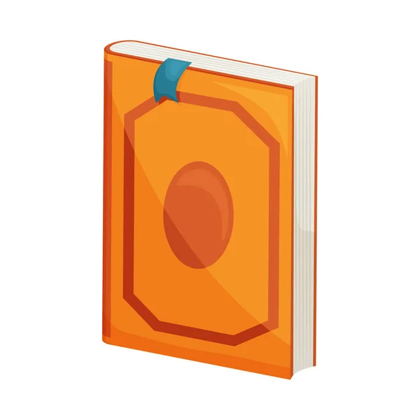 Ilustración vectorial del libro e icono del diccionario. Conjunto de ilustración de vectores de libro y página . — Vector de stock