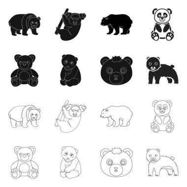 Uyku ve kahverengi işareti vektör tasarımı. Uyku ve web için hayvan hisse senedi simgesi.