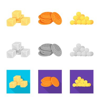 Oktoberfest ve bar sembolü yalıtılmış nesne. Oktoberfest ve hisse senedi vektör çizim pişirme.