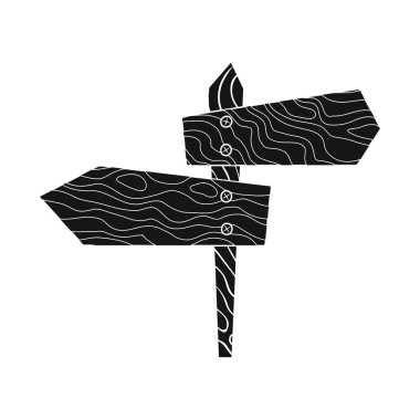 İzole nesne tabela ve oturum işareti. Stok için tabela ve gül vektör simgesi koleksiyonu.