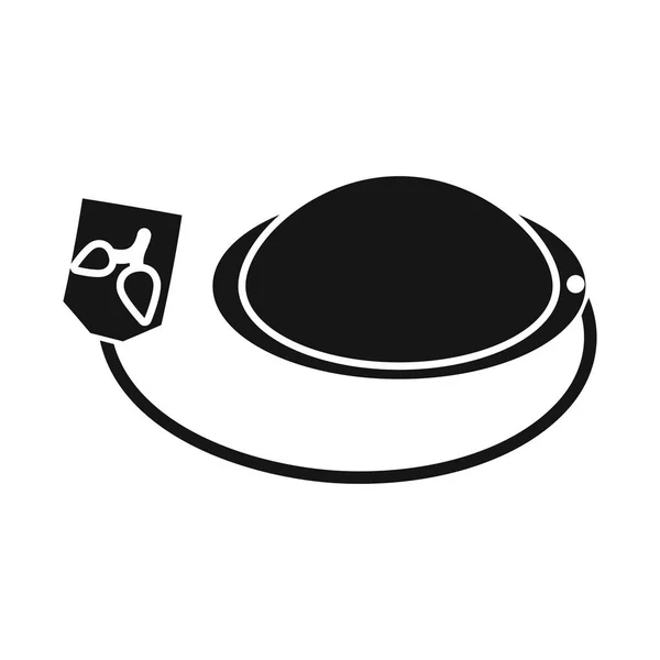 Illustrazione vettoriale del logo del tè e della borsa. Raccolta di tè e aroma stock simbolo per il web . — Vettoriale Stock