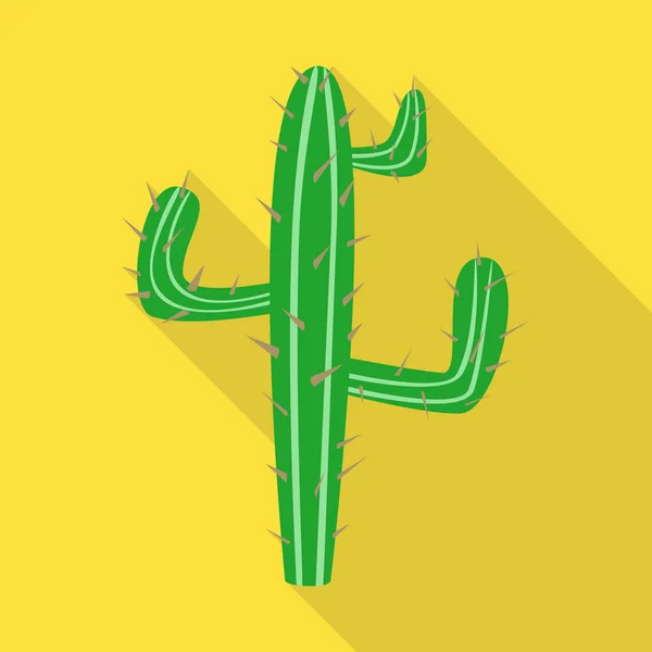 Ilustración vectorial de cactus y logotipo de la planta. Colección de cactus e ilustración de vector de stock de crecimiento . — Vector de stock