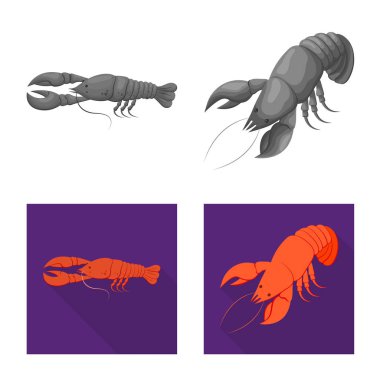 Meze ve okyanus logo vektör tasarımı. Meze ve incelik hisse senedi simgesi için web topluluğu.