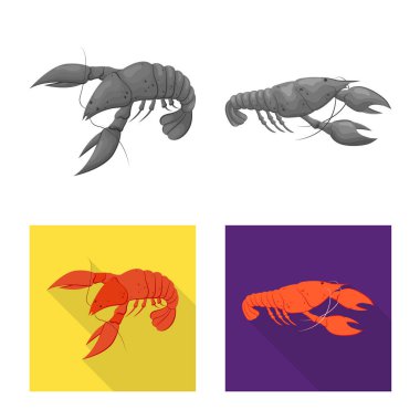 Meze ve okyanus simge vektör Illustration. Meze dizi ve hisse senedi için incelik vektör simgesi.