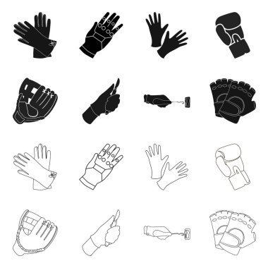 Yalıtılmış nesne örme ve kaleci logosu. Örme ve web için hisse senedi simgesi el kümesi.