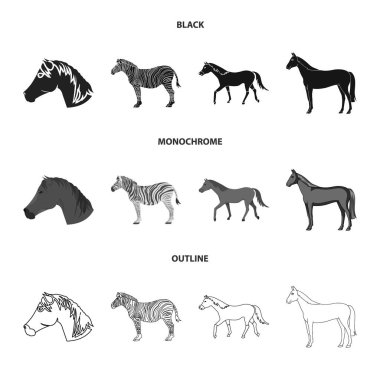 Tırıs ve çalışan simgesi yalıtılmış nesne. Tırıs ve clipart hisse senedi vektör çizim topluluğu.