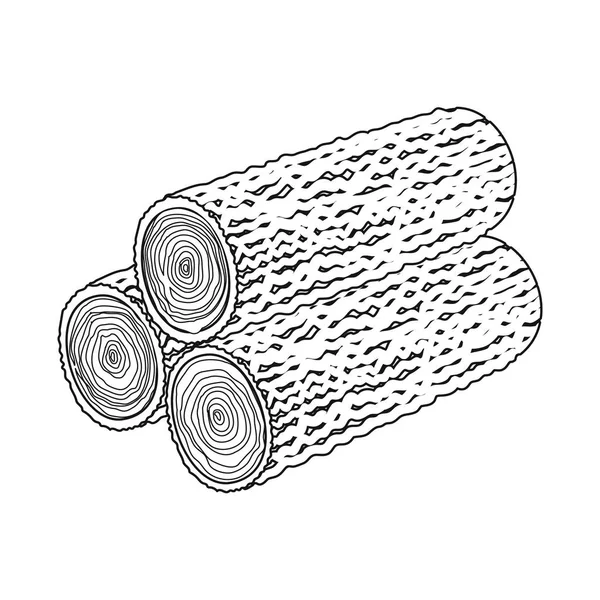 Vektor design av däck och vedträ logo typ. Insamling av däck och ring Stock symbol för webben. — Stock vektor