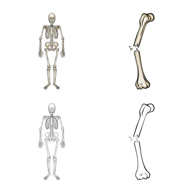 Tıp ve klinik simgesi yalıtılmış nesne. İlaç ve tıbbi hisse senedi simgesi web için set.