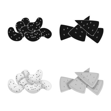 Oktoberfest ve bar simge vektör Illustration. Oktoberfest ve hisse senedi için pişirme vektör ikon koleksiyonu.