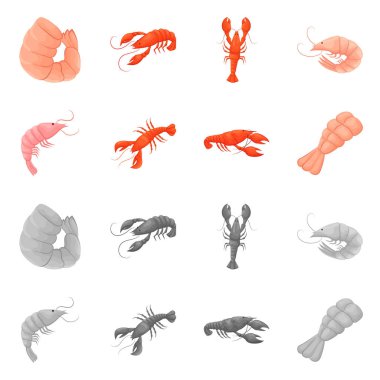 Meze ve okyanus sembolü yalıtılmış nesne. Meze ve incelik hisse senedi simgesi için web topluluğu.