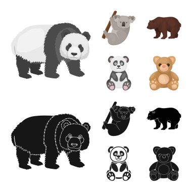 Uyku ve kahverengi logo vektör çizimi. Uyku ve web için hayvan hisse senedi simgesi.