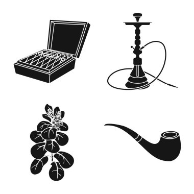 Anti ve alışkanlık simgesivektör tasarımı. Web için anti ve tütün stok sembolü koleksiyonu.