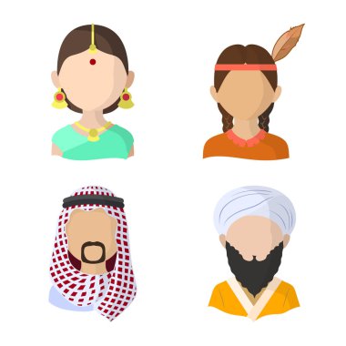Ulus ve yarış logosu yalıtılmış nesne. Ulus ve Kullanıcı hisse senedi simgesi için web topluluğu.