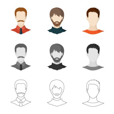 Profesyonel ve fotoğraf logo vektör tasarımı. Profil stok vektör çizim ve profesyonel kümesi.