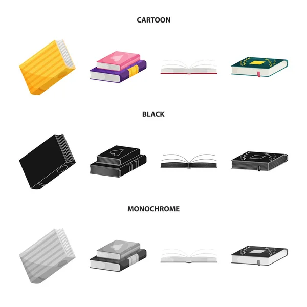 Illustration vectorielle de la formation et icône de couverture. Collection d'illustration vectorielle de stock de formation et librairie . — Image vectorielle