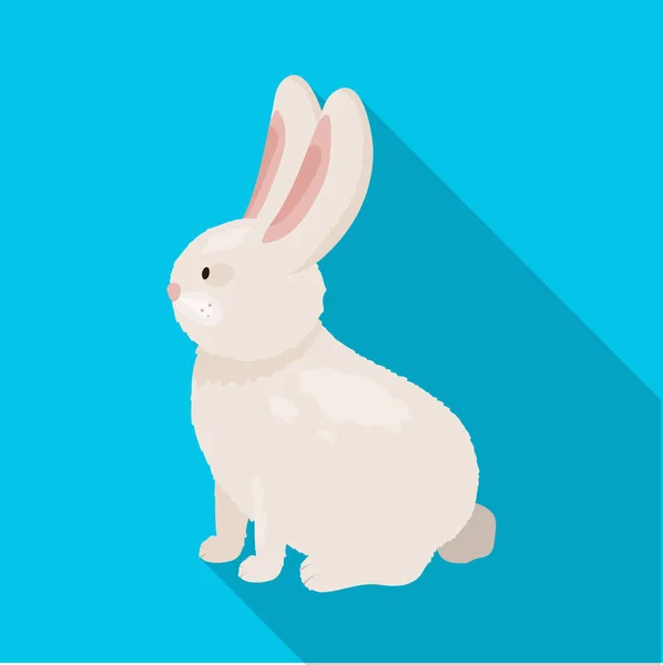 Ilustración vectorial de conejo y símbolo de mascota. Conjunto de conejo y conejo símbolo de stock para web . — Archivo Imágenes Vectoriales
