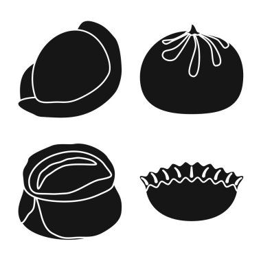 Mutfağı ve meze işareti vektör tasarımı. Mutfak ve gıda hisse senedi simgesi için web topluluğu.