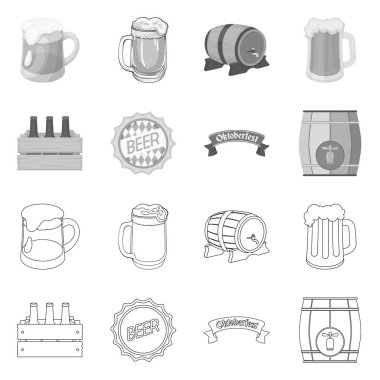 En az ve pint simgesinin yalıtılmış nesnesi. Stok için minimal ve zanaat vektör simgesikoleksiyonu.