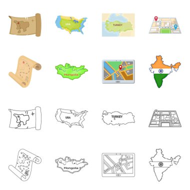 Orta ve Doğu sembolü yalıtılmış nesne. Orta ve ülke hisse senedi simgesi için web topluluğu.