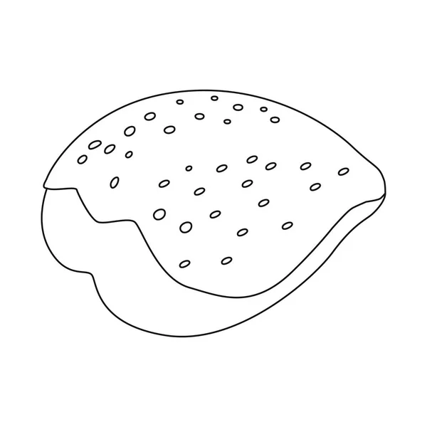 Diseño vectorial de filete y signo de pollo. Conjunto de ilustración de vectores de filetes y material fresco . — Vector de stock