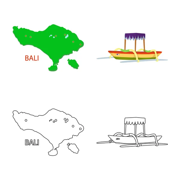 Objeto isolado e logotipo de viagem. Coleção e símbolo de estoque tradicional de web . —  Vetores de Stock