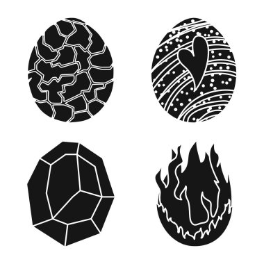 Fantastik ve sevimli simge vektör tasarımı. Fantastik ve sihirli stok vektör illüstrasyon seti.