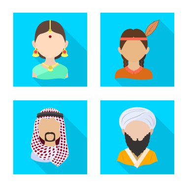 Ulus ve yarış işareti izole nesne. Web için ulus ve Kullanıcı stok sembolü koleksiyonu.