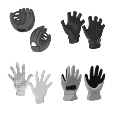 Özellik vektör tasarımı ve ayırt edici simge. Stok lar için özellik ve tekstil vektör simgesi kümesi.