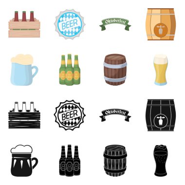 En az düzeyde yalıtılmış nesne ve bira bardağı oturum açın. En az topluluğu ve zanaat hisse senedi simgesi web için.