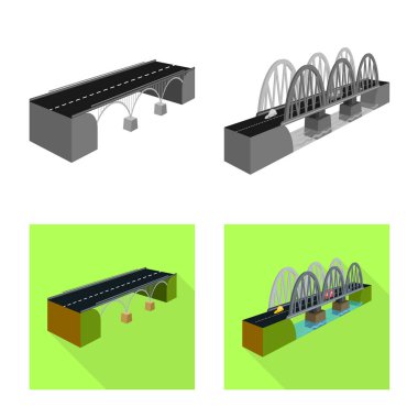 Bağlantı ve tasarım logo vektör Illustration. Bağlantı ve yan hisse senedi vektör çizim koleksiyonu.