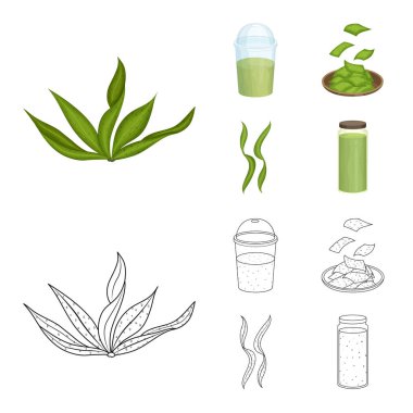 Protein ve deniz simgesi yalıtılmış nesne. Protein ve hisse senedi için doğal vektör ikon koleksiyonu.