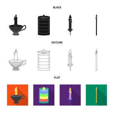 Gevşeme ve alev simgesi yalıtılmış nesne. Gevşeme ve web için balmumu hisse senedi simgesi.