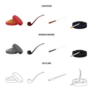 Çöp tasarımını vektör ve simge durdurmak. Hisse senedi için çöp ve alışkanlık vektör simge kümesi.