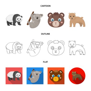 Uyku ve kahverengi simge vektör tasarımı. Uyku ve hayvan hisse senedi vektör çizim.