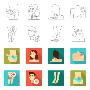 Hastane ve işleme simge vektör çizimi. Hastane ve yardım hisse senedi simgesi için web topluluğu.