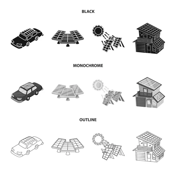 Vector design innovációs és technológiai szimbóluma. Innováció és a természet tőzsdei szimbólum a web. — Stock Vector