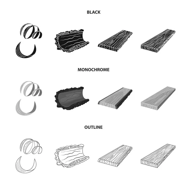 Ilustração vetorial de árvore e logotipo cru. Conjunto de árvore e construção vetor ícone para estoque . —  Vetores de Stock