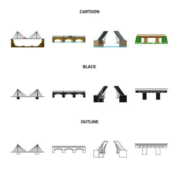 Ilustración vectorial del signo de conexión y diseño. Colección de conexión e ilustración de vectores laterales . — Vector de stock