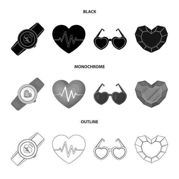 Απεικόνιση διανυσματικού σχήματος με λογότυπο αφηρημένο και σχήμα. Σετ από αφηρημένο και ερωτικό σύμβολο για το Web. — Διανυσματικό Αρχείο