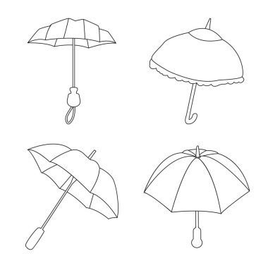 Yalıtılmış nesne sezon ve açık işareti. Web için sezon ve güvenlik hisse senedi simgesi kümesi.